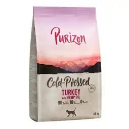 Zooplus 2,5g Coldpressed Kalkoen met Hennepolie Purizon Kattenvoer aanbieding