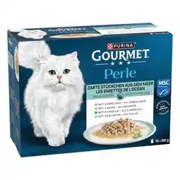 Zooplus Gourmet Perle Gemengde Selectie 12 x 85 g - Malse stukjes zee in saus (4 varianten) aanbieding