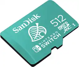 Coolblue Sandisk MicroSDXC Extreme Gaming 512GB Animal Crossing (Nintendo Licensed) aanbieding