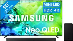 Coolblue Samsung Neo QLED 50 QN80H (2026) + Samsung HW-B750F (2025) aanbieding