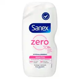 De Online Drogist Sanex Zero Sensitive Douchegel - Gevoelige Huid aanbieding