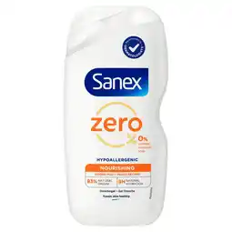 De Online Drogist Sanex Zero Nourishing Douchegel - Droge Huid aanbieding