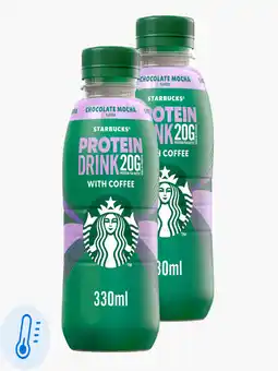 Flink Starbucks Protein drink coffee chocolate mocha 330ml 2x aanbieding