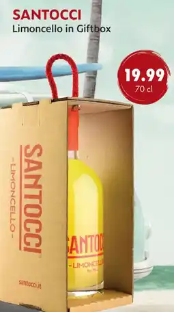 uw topSlijter Santocci Limoncello in Giftbox aanbieding
