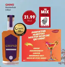 uw topSlijter Ghino Passionfruit Likeur aanbieding
