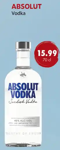uw topSlijter Absolut Vodka aanbieding