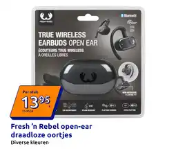 Action Fresh ’n Rebel open-ear draadloze oortjes aanbieding