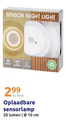 Action Oplaadbare sensorlamp aanbieding