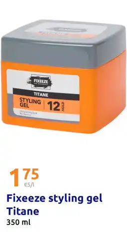 Action Fixeeze styling gel titane aanbieding