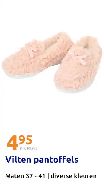 Vilten pantoffels