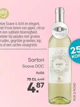 Mitra Sartori Soave DOC | 75 CL aanbieding