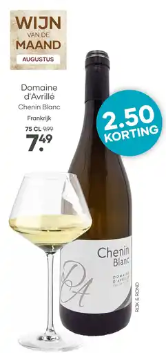Mitra Domaine d'Avrillé Chenin Blanc | 75 CL aanbieding