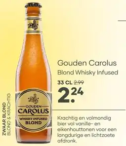 Mitra Gouden Carolus Blond Whisky Infused aanbieding