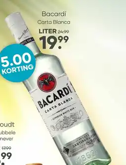 Mitra Bacardi Carta Blanca | 100 CL aanbieding