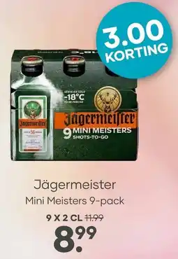 Mitra Jägermeister Mini Meisters aanbieding