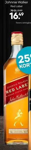 Mitra Johnnie Walker Red Label | 70 CL aanbieding