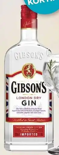 Mitra Gibson's London Dry Gin aanbieding