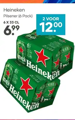 Mitra Heineken Pilsener 33cl (6 Pack) | 198 CL aanbieding