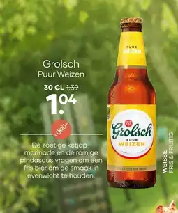 Mitra Grolsch Puur Weizen aanbieding