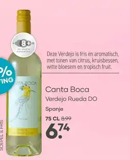 Mitra Canta Boca Verdejo Rueda DO | 75 CL aanbieding