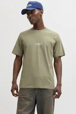 Wehkamp JACK & JONES ESSENTIALS relaxed T-shirt lichtkaki aanbieding