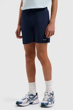 Wehkamp Ballin polyester zwemshort met logo donkerblauw aanbieding