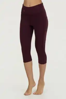 Wehkamp Urban Goddess sportbroek donkerrood aanbieding