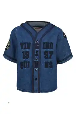 Wehkamp Quinns by Vingino overshirt dark blue denim aanbieding