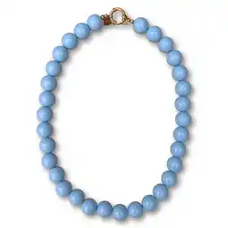 Wehkamp Bonnie Studios gold plated ketting Wilma lichtblauw aanbieding