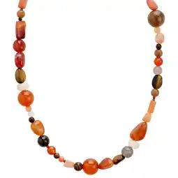 Wehkamp PILGRIM gold plated ketting Iris oranje aanbieding