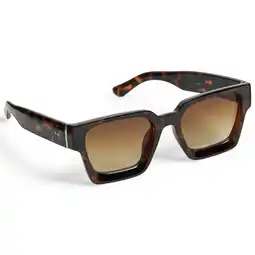 Wehkamp PIECES zonnebril PCKAREN met tortoise print donkerbruin aanbieding