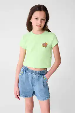 Wehkamp Shoeby T-shirt lichtgroen rib gebreid aanbieding