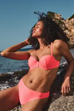 Wehkamp Marie Jo voorgevormde halter bikinitop Cassie koraalrood aanbieding