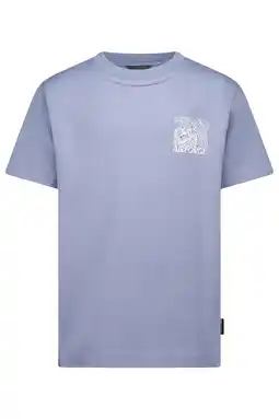 Wehkamp Airforce T-shirt met backprint grijsblauw aanbieding
