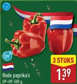 ALDI Rode paprika's aanbieding