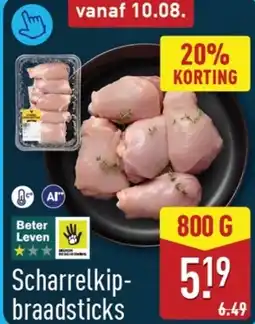ALDI Scharrelkipbraadsticks aanbieding