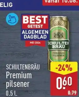 ALDI Schultenbräu premium pilsener aanbieding