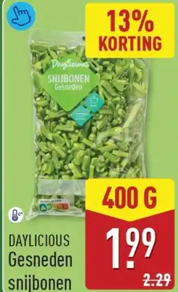 ALDI Daylicious gesneden snijbonen aanbieding