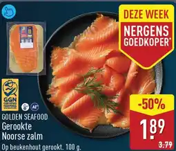 ALDI Golden seafood gerookte noorse zalm aanbieding