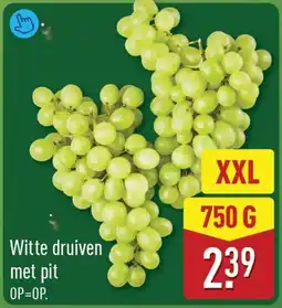ALDI Witte druiven met pit aanbieding