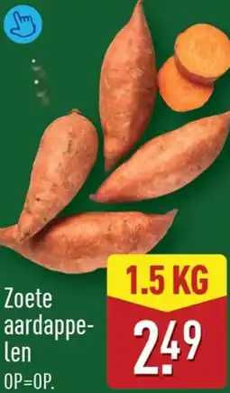 ALDI Zoete aardappelen aanbieding
