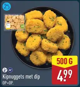 ALDI Kipnuggets met dip aanbieding