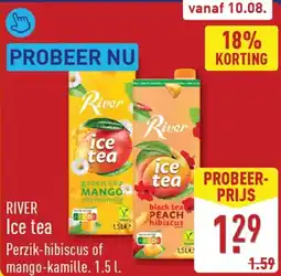 ALDI River ice tea aanbieding