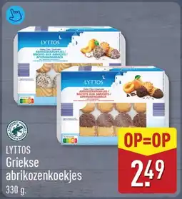 ALDI Lyttos griekse abrikozenkoekjes aanbieding