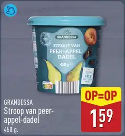 ALDI Grandessa stroop van peer- appel-dadel aanbieding