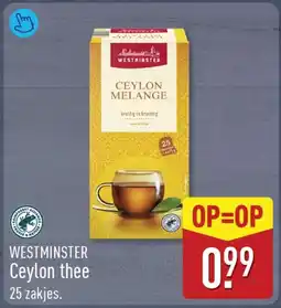 ALDI Westminster ceylon thee aanbieding