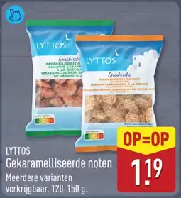 ALDI Lyttos gekaramelliseerde noten aanbieding