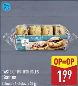 ALDI Taste of british isles scones aanbieding