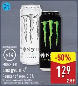 ALDI Monster energydrink aanbieding
