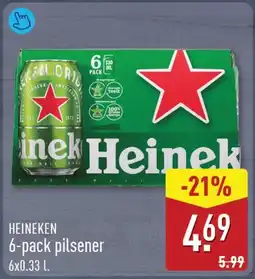 ALDI Heineken pilsener aanbieding